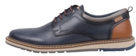 Pikolinos Zapatos Cordones en Cuero Berna para Hombre Color Blue