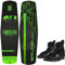 BRUNELLI Wood Flex Pro Cable Park Wakeboard Set 145cm Bindung L/XL Grind-Base