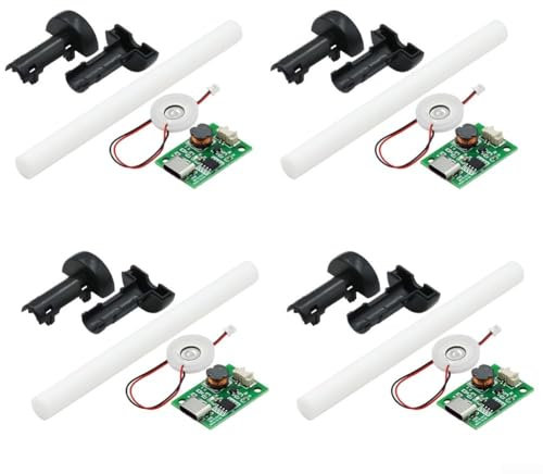 Lot de 4 brumisateurs d'atomisation sans interrupteur, modules humidificateurs USB pour un contrôle fiable de l'humidité