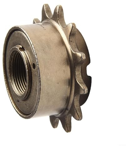 Zilimontt 12T and 16T Single-Speed Freewheel for, Fixie, Track, and E-For Bike — Threaded Rear Cog Compatible with For Imperial & Metric Hubs, Silver/Gold Finish, 60g(12T)