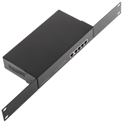 BeMatik - Conmutador LAN Switch Gigabit 10/100/1000 Mbps de 5 UTP para Rack 19