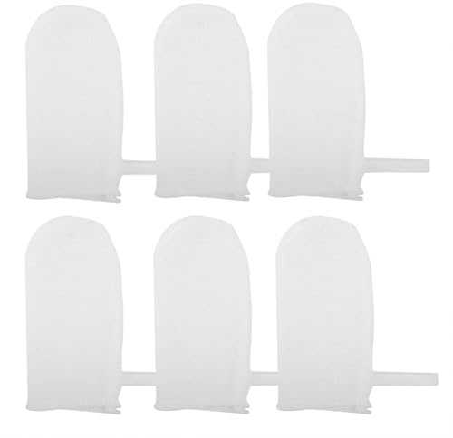 6 st/set babytänder bomull gasväv fingerrengöring oral hygien tunga mjölk fläckrengöring