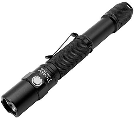 ThruNite Archer 2A V3 LED Flashlights, 500 Lumens AA Flashlight with Lanyard, IPX8 Waterproof Dual Switch EDC Light for Outdoor, Camping, Power Outage - CW