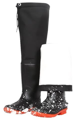 IBOWZ Wathose Herren Damen Warme Watstiefel für den Winter, rutschfeste Watstiefel zum Angeln und Jagen im Freien, 60 cm