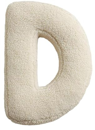 Cuscino da tiro | Cuscino con lettere | Morbido cuscino con iniziale | Cuscino in peluche con lettere inglesi | Cuscino decorativo con lettere inglesi | Cuscino con nome | Cuscino con lettere dalla A