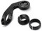 Fahrrad Halterung für Garmin Edge 530 540 520 510 500 200 130 20 25 800 810 820 830 810 1000 1040 1030 Plus iGPSPORT GPS Fahrradcomputer Halterung Lenkerhalterung mit Licht und Kamera Halterung