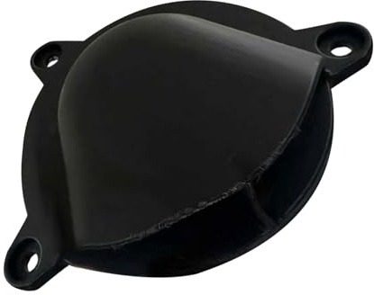 Filtro 'aria per moto, piastra di respirazione, 11 x 11 x 6 cm, adatto per la presa d'aria fredda, detergente per motore ad alto flusso per prestazioni e protezione, piloti uomini, donne, padri