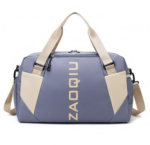 Sporttasche für Damen und Herren, Sporttasche Reisetasche mit Schuhfach& Nassfach,Wasserabweisende Weekender Gym Travel Bag,Handgepäck Tasche,Trainingstaschen für Sport und Reisen (Blau)