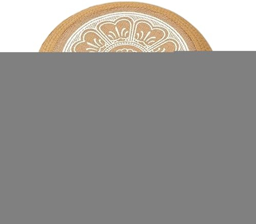 Puf Impermeable para Exteriores | Pufs Redondos Tejidos para Exteriores, Cojines de Suelo para Sentarse Junto a la Piscina, terraza, Porche, Exterior, costero, hogar