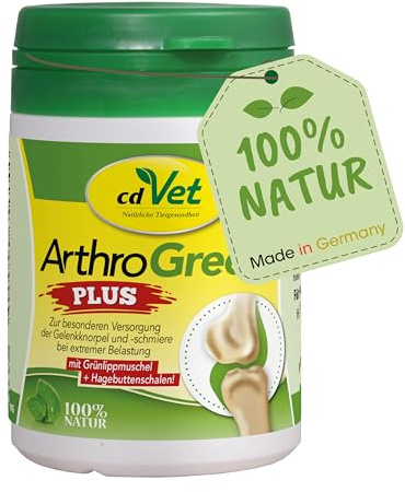 cdVet naturliga produkter artroGrön plus 25 g - stödjer optimalt muskelsystemet och leder i akuta faser - näringsrelaterat stöd - för styrkan i ben och brosk -