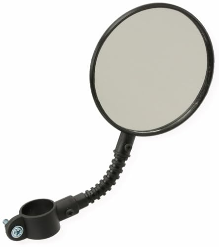 Dunlop - Espejo retrovisor y reflector para bicicleta (flexible, montaje sencillo)