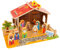 WOOMAX- Animali Presepe Legno, Colore Pezzi, 20 piezas, 46204