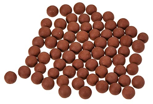 sourcing map Argile Galets 5-6mm 0.22 lbs Marron Jardinage Pot Boules pour Hydroponique Culture Vases Fournitures Bonsai Décoration