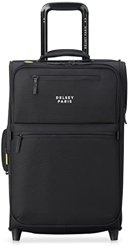 DELSEY Paris Maubert 2.0 2 Rolls Expandable Cabin Trolley 55 Black