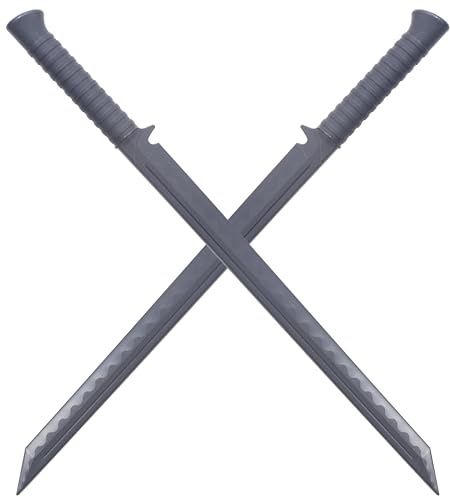 Pack 2 Epees Plastique Epees Ninjato en Polypropylene 70 cm Ninja Entrainement Combat