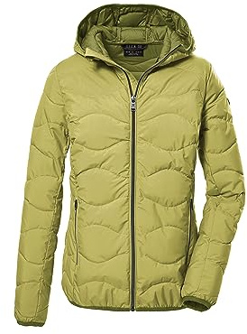 G.I.G.A. DX Femmes Veste fonctionnelle aspect duvet avec capuche/veste d'extérieur GW 21 WMN QLTD JCKT, light pistachio, 44, 39845-000