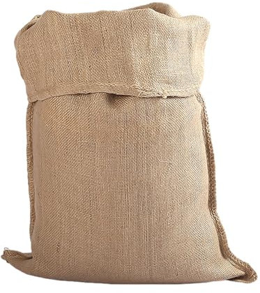 1 sacchetto per patate in tessuto grezzo, sacchetto di iuta riutilizzabile, multiuso