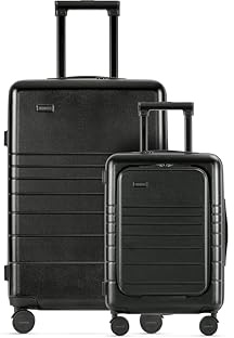 ETERNITIVE - E3 Valise I Bagage a Main en Polycarbonate & ABS I Valise Rigide avec Serrure TSA I Roulette 360°