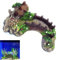 LiJuanWang Aquarium Deko Höhle Aquarium,Aquarium Dekoration,Brücke Landschaftlich Gestaltet Brücke Ornament,Harz Aquarium Dekoration,Fish Tank Decoration,Aquarium Wasserpflanzen Brücke