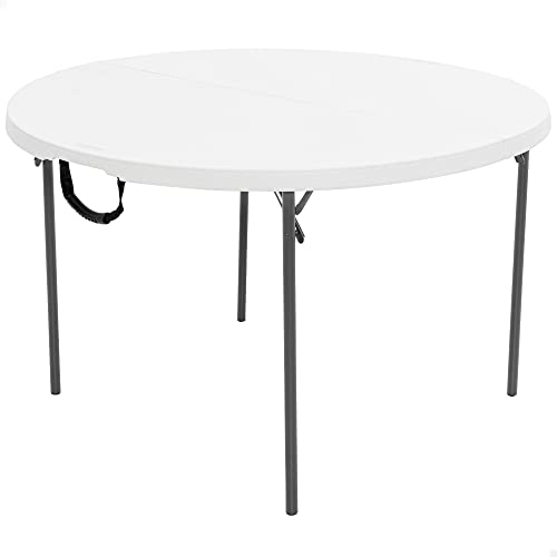 Lifetime Table Ronde Pliante en Deux (122 cm) 280064