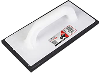 RUBI 24969 | Llana de Goma para Juntas Pro con Mango Ergonómico en Plástico | Diferentes Durezas | Caucho Expandido Negro | Medidas: 28 x 14 x 1 cm