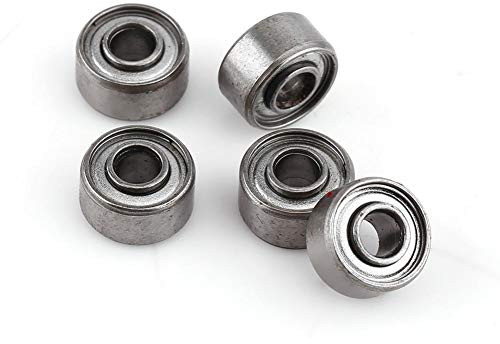Ausla 10 Stück Kugellager, 693ZZ Mini Kugellager Miniaturkugellager 3 x 8 x 4mm, Kleines Doppelt Geschirmtes Lager