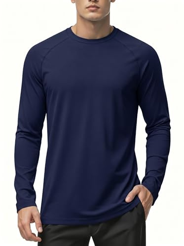 MAGCOMSEN Men's Sun UV Protection Shirts UPF 50+ Outdoor Long Sleeve Casual Lightweight T-shirt