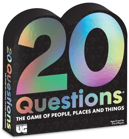 University Games 20 Questions Board Game, Black