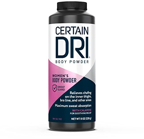Certain Dri Women’s Body Powder, Talc-Free, 8 oz