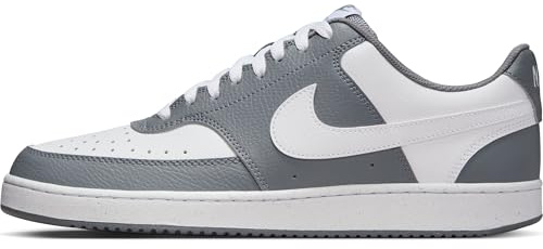 Nike Herren Court Vision Lo Freizeit-Schuhe, Cool Grey/White/White, 45.5