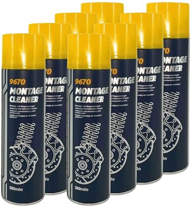MANNOL 500 ml Montage Bremsenreiniger Aerosolspray Profi Entfetter (8)