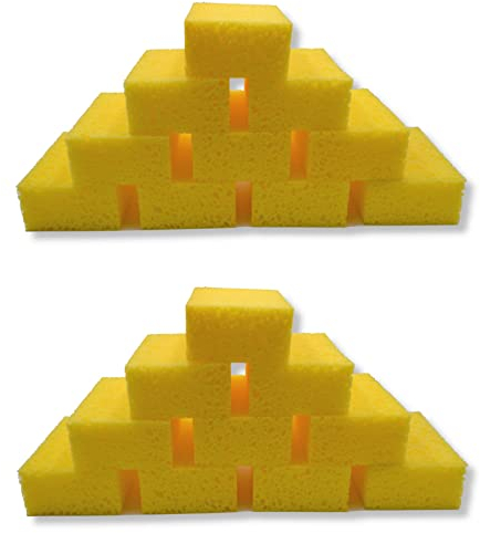 DEWEPRO® 20 Stück Universalschwamm - Fliesenschwamm - fein 160x110x60mm - universell einsetzbar - sehr saugfähig