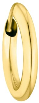 Amor Single Creole Unisex Damen Herren Ohrschmuck, 1,3 cm, Gold, Kommt in Schmuck Geschenk Box, 2021576