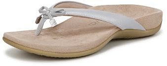 Vionic Womens Bella Flip-Flop Sandal Wide Fit UK 5.5, Vapor Leather