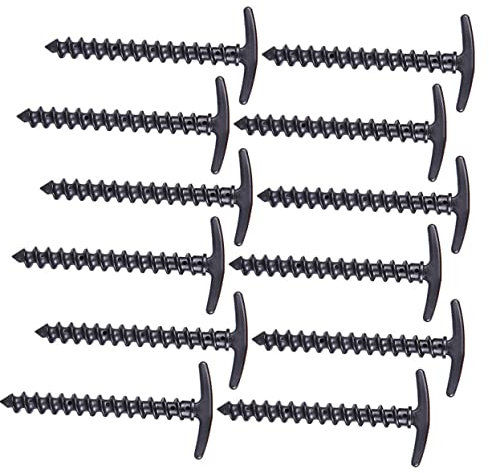 Yardwe 12stücke Kunststoff Zeltheringe Für Camping Zeltnägel Für Schnee Schlamm Und Grasboden Leicht Und Tragbar