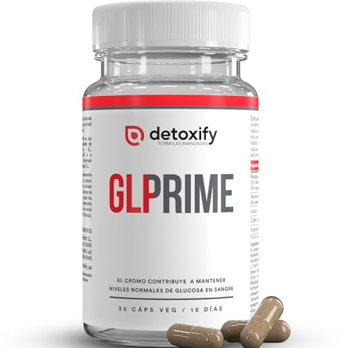 Detoxify GLPrime | Control del Apetito y Sensación de Saciedad | Formula Natural con Metabolaid® (Hierbaluisa e Hibisco) | Apoyo al Control de Peso | Vegano | 30 Cápsulas | Hombre y Mujer