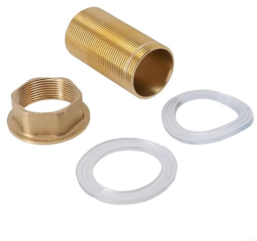 Jonikuper Reparatur-Set für Küchenarmatur, Wasserhahn, Gewinde-Messing-Rohrmuttern, Montageteile, Muttern, Kupferrohr M32, für Küche, Waschbecken (M32–60 mm)