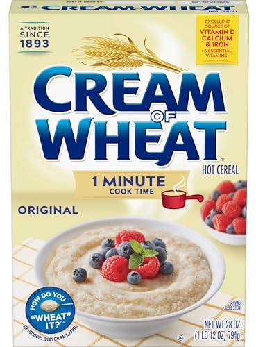 Cream of Wheat Original Stove Top Hot Cereal, 1 Minute Cook Time, 28 Ounce