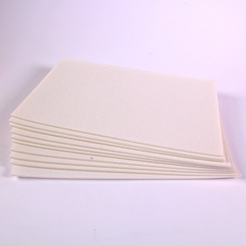 BCreativetolearn P425 Safeprint A4 White Foam Sheets Art & Printing alternativ till Lino Block Easy Cut 5 stycken
