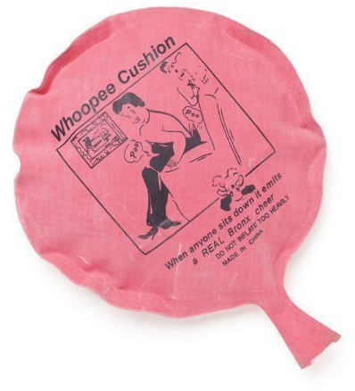 Classic Practical Joke Prank Fart Gag Blow Up Pink Whoopee Cushion x 1