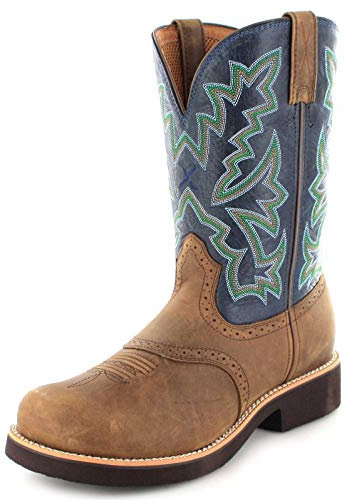 Twisted X Boots Herren Cowboy Stiefel 1716 Barn Burner Westernreitstiefel Lederstiefel Braun 45 EU