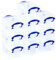 Really Useful Box Plastic Storage 0.14 Litre Clear (Pack of 10)
