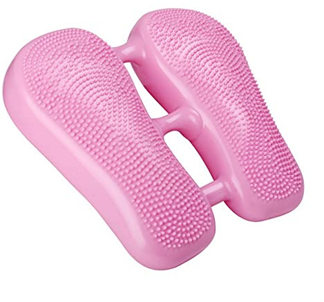 YADLCR Mini Stepper - Stepper Portatile Gonfiabile Balance Stepper Foot Stepper Machine Allenamento Step Esercizi Perdere Peso Fitness Stepper per l' Ufficio a casa (Color : Pink)