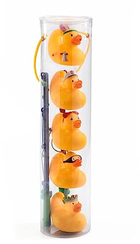 Djeco T&G Juego Habilidad Pesca-Patos Amarillos 5 Patos