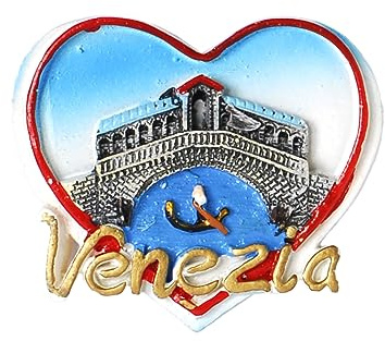 Calamita Magnete da frigorifero 3D di Resina Venezia Italia Souvenir Regalo Casa Cucina da Collezione