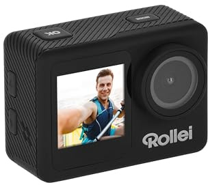 Rollei D2Pro: Ultra-HD Actioncam mit 4K Video, Front- und Touch-Display, Wasserdicht bis 30m, Vielseitige Modi und Lange Akkulaufzeit!