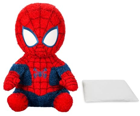 Disney Store Official Weighted Plush - Spider-Man - Weiches Stofftier mit flauschigem Frottee-ähnlichem Stoff - 1,1 kg Abnehmbares Gewicht - Ideales Mickey-Maus-Spielzeug zum Kuscheln