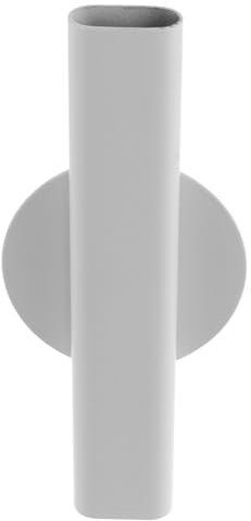 Happyyami Soporte de decoración de macetas de metal de pared con tubo para flores de pared soporte para flores secas para exponer flores lápidas conmemorativas decoración de boda