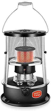 BomDog Calentador de Queroseno, Calentador de Queroseno para Uso Interior Y Exterior, Quemador de Queroseno Multifuncional/Black/B