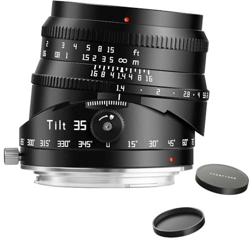 TTArtisan Objectif 35 mm F1.4 Tilt Shift APS-C MF pour EOS RF R7 R10 ; plein format EOS R RP R5 R5C R6 R6ii